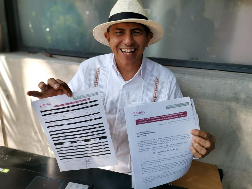 Se registra Salomón Jara como precandidato a Gobernador por Morena