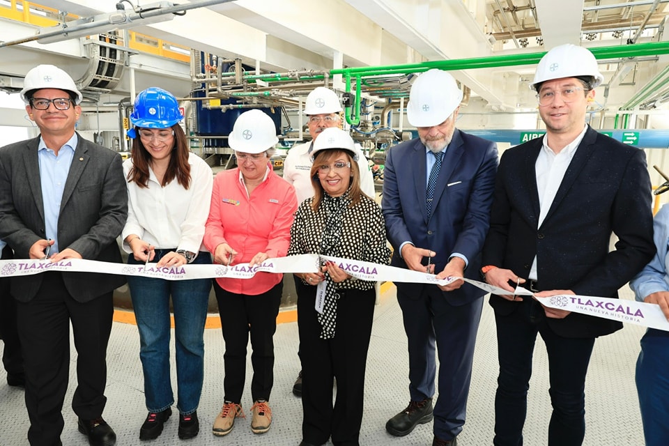 Inaugura Gobernadora Lorena Cuéllar ampliación y remodelación de Planta Bayer Tlaxcala
