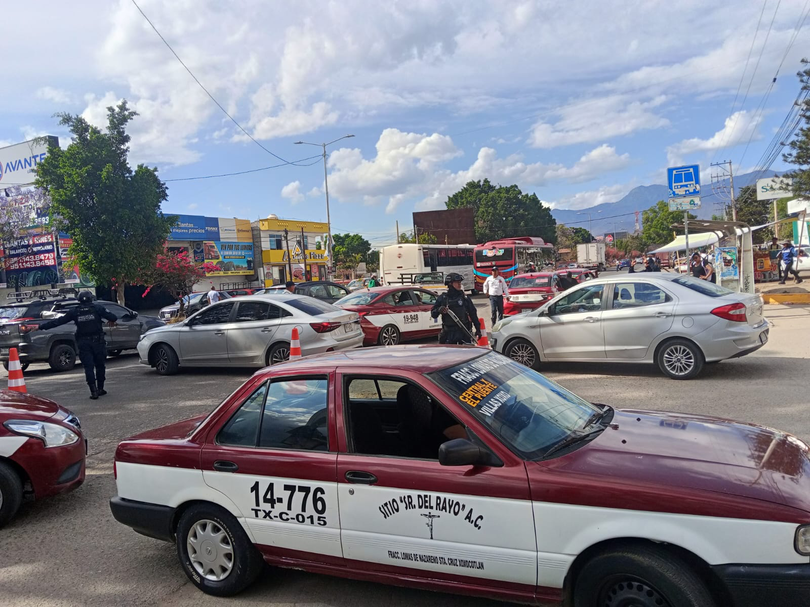 Refuerza SSPC acciones de inspección al transporte público como parte de Oaxaca Segura